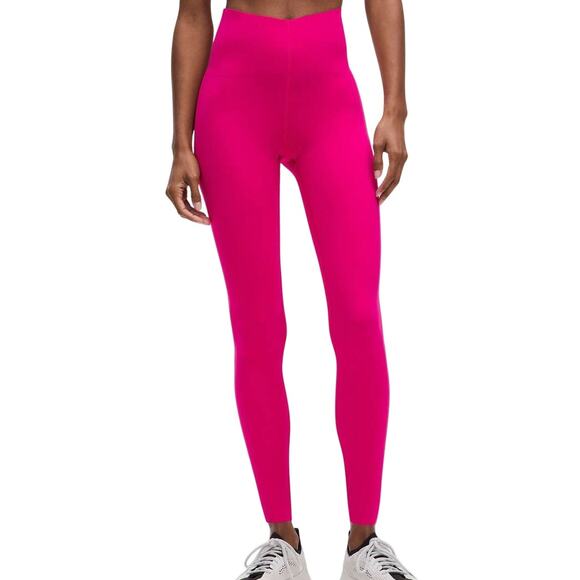 Lululemon Glow Up Super-High-Rise Tight 28" Passionate Pink Women's Size 14 NWT - Picture 1 of 10